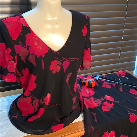 Studio One Midi Skirt Set Size 10 EUC - Picture 2 of 13